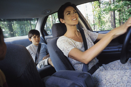 How many hours a day do you spend driving your children?